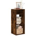 vidaXL Boekenkast 34x31x80 cm bewerkt hout gerookt, Verzenden, Nieuw