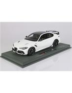 2021 ALFA ROMEO GIULIA GTAM BIANCO TROFEO BBR MODELAUTO 01.., Hobby en Vrije tijd, Modelauto's | 1:18, Nieuw, Ophalen of Verzenden