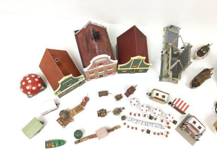 Faller, Kibri H0 - Modeltreingebouwen (83) - Zeer fraaie, Hobby en Vrije tijd, Modeltreinen | H0