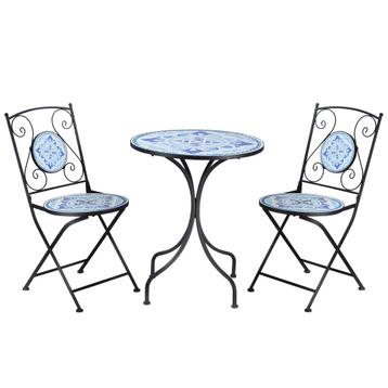Bistro-set - TrendyLifestyle - Inklapbaar - Stijlvol - Zwart beschikbaar voor biedingen