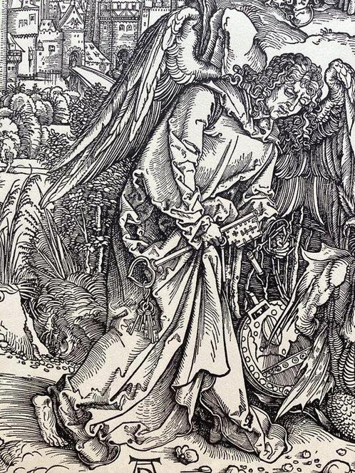 Albrecht Dürer (1471-1528), after - The Angel with the Key, Antiek en Kunst, Antiek | Overige Antiek