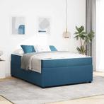 vidaXL Bedframe met matras met matras Blauw 160 x 200 cm, Verzenden, Nieuw