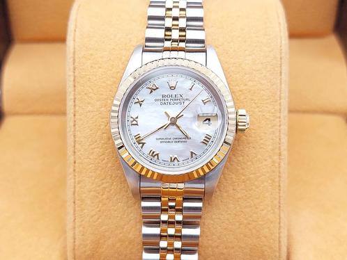 Rolex Lady-Datejust Ref. 69173 Year 1995 (Full Set), Handtassen en Accessoires, Horloges | Dames, Goud, Zo goed als nieuw, Goud
