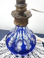 Vaas gemonteerde lamp - Kristal - Boheemse kristallen lamp