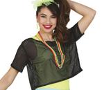 Visnet T/shirt Zwart Kort L, Kleding | Dames, Carnavalskleding en Feestkleding, Nieuw, Verzenden