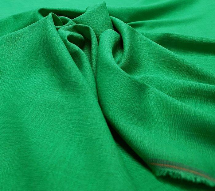 B91 - 600 x 140 cm - Elegante puro lino e viscosa - Textiel, Antiek en Kunst, Antiek | Tapijten, Tafelkleden en Textiel