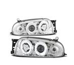 PHARES POUR FORD FIESTA MK4 95-99 ANGEL EYES CHROMÉ, Verzenden, Nieuw