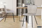 Eetkamerstoel Susan PU Beige Poten metaal en bekleding PU, Overige kleuren, Nieuw, Ophalen of Verzenden, Modern