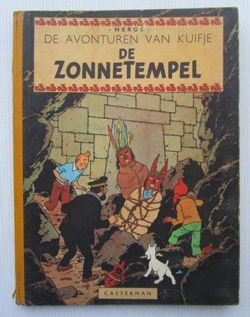 Kuifje 14 - De zonnetempel (A49) - 1 Album - Eerste druk - beschikbaar voor biedingen