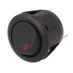 Inbouw Schakelaar Rond 12V 20A Rood, Ophalen of Verzenden