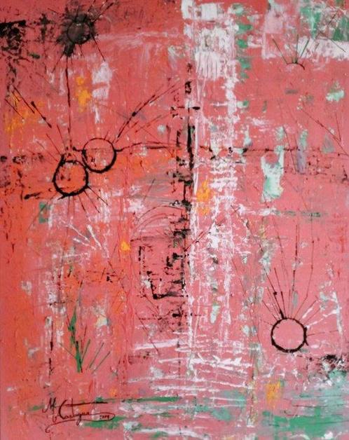Castagna Maurizio 1961 (XL) - RAYS OF FORTUNE, Antiek en Kunst, Kunst | Schilderijen | Modern