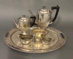 Theeservies - Verzilverd - zilveren service, Antiek en Kunst