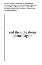 and then the doors opened again 9789493148383, Verzenden, David Weber-Krebs