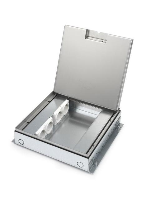 Vloerkast Type 50 Met 4x 230V En 4x Lege Modules - 33.70.022, Doe-het-zelf en Bouw, Elektriciteit en Kabels, Verzenden