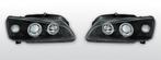 Koplampen Angel Eyes | Peugeot 106 1996-2003 | zwart, Auto-onderdelen, Verzenden, Nieuw, Peugeot