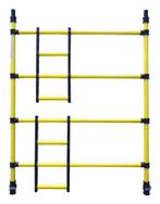 Rolsteiger carbon opbouwframe 145-3 (1,5 mtr) + ladder, Doe-het-zelf en Bouw, Steigers, Nieuw, Rolsteiger of Kamersteiger, 2 tot 5 meter