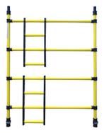 Rolsteiger carbon opbouwframe 145-3 (1,5 mtr) + ladder, Doe-het-zelf en Bouw, Steigers, Verzenden, Nieuw, Rolsteiger of Kamersteiger