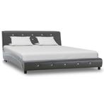 vidaXL Cadre de lit Gris Similicuir 140 x 200 cm
