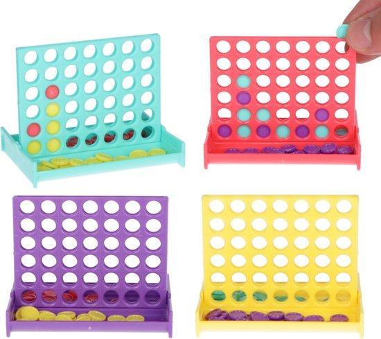 2dekans | Partizzle 24x Mini Vier op een rij Spellen -, Kinderen en Baby's, Speelgoed | Overig, Ophalen of Verzenden