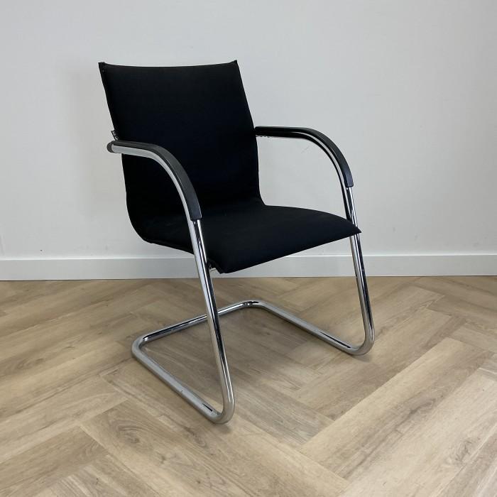 Ahrend vergaderstoel , zwart - chroom, Maison & Meubles, Chaises