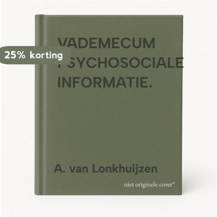 VADEMECUM PSYCHOSOCIALE INFORMATIE. 9789050505147, Boeken, Psychologie, Gelezen, Verzenden