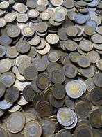 Wereld. Lot 1,5 KG Bimetallic coins varied (Zonder, Postzegels en Munten