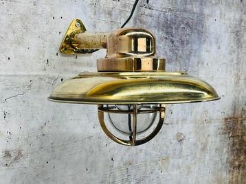 Deck light - Glas, Messing