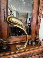 sculptuur, Pauw - 42 cm - Koper - 1980