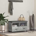 vidaXL Hallenbank Beton Grijs 80 x 38 x 46 cm Geengineerd, Verzenden