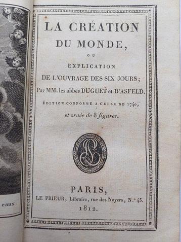 MM. les abbés Duguet et DAsfeld - La Création du Monde ou