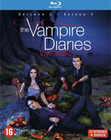 Vampire Diaries Seizoen 3 (blu-ray tweedehands film), Ophalen of Verzenden