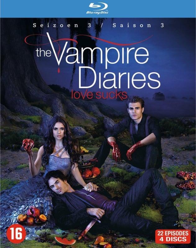 Vampire Diaries Seizoen 3 (blu-ray tweedehands film), Cd's en Dvd's, Blu-ray, Ophalen of Verzenden
