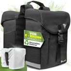 2dekans | MIVELO - Dubbele Fietstas - 36L Inhoud - Zwart &, Ophalen of Verzenden