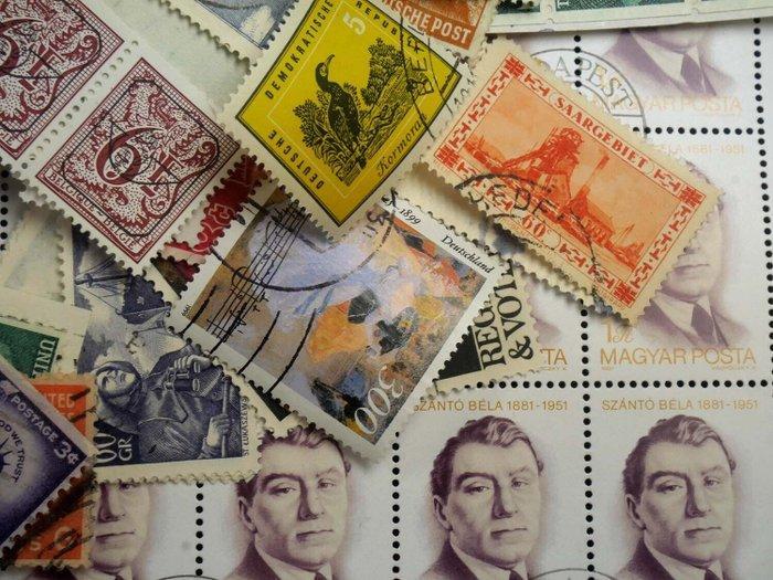 Wereld - Duizenden wereldwijde en Duitse postzegels uit de, Postzegels en Munten, Postzegels | Amerika