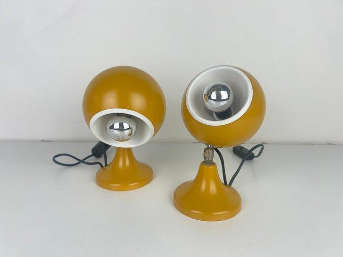 Tafellamp (2) - Set van twee lampen Eyeball Space Age jaren, Antiek en Kunst, Antiek | Verlichting