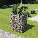 vidaXL Gabion plantenbak verhoogd 90x50x100 cm, Tuin en Terras, Bloempotten, Verzenden, Nieuw