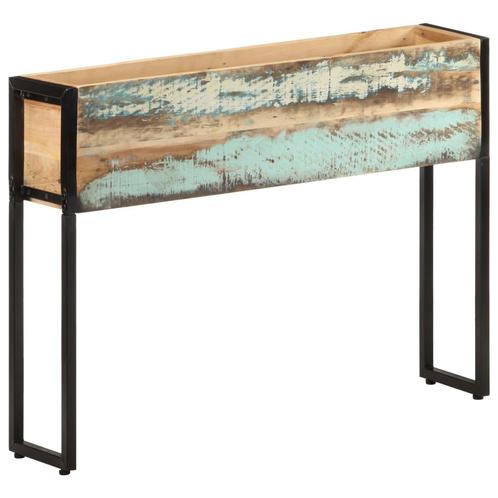 vidaXL Plantenbak 90x20x68 cm massief gerecycled hout, Tuin en Terras, Bloempotten, Nieuw, Verzenden