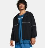 Under Armour Zone Woven Jacket-Blk - Maat LG, Ophalen of Verzenden, Nieuw, Zwart, Under Armour