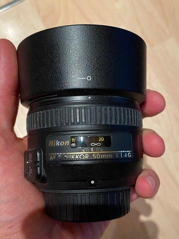 Nikon AF-S NIKKOR 50mm 1:1.4G Prime lens beschikbaar voor biedingen