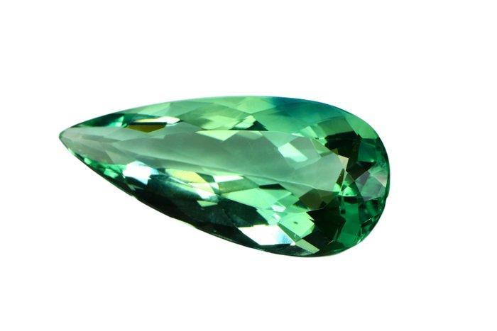 1 pcs Groen Fluoriet - 37.16 ct - nternational Colored, Handtassen en Accessoires, Edelstenen