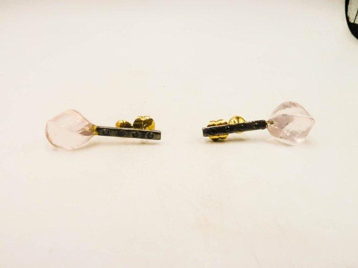 Oorbellen - 18 karaat Witgoud, Handtassen en Accessoires, Oorbellen