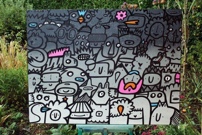 Kev Munday - Seeing Stars, Antiek en Kunst, Kunst | Schilderijen | Modern