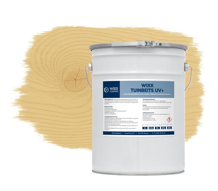Wixx Tuinbeits UV+ Blank | Naturel 2.5L, Doe-het-zelf en Bouw, Verf, Beits en Lak, Nieuw, Verzenden