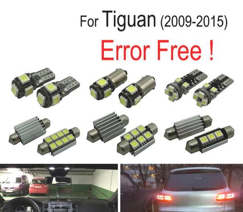 Kit 14 Ampoules Led Intérieur Pour Volkswagen Vw Tiguan 09-1, Auto-onderdelen, Verlichting, Verzenden