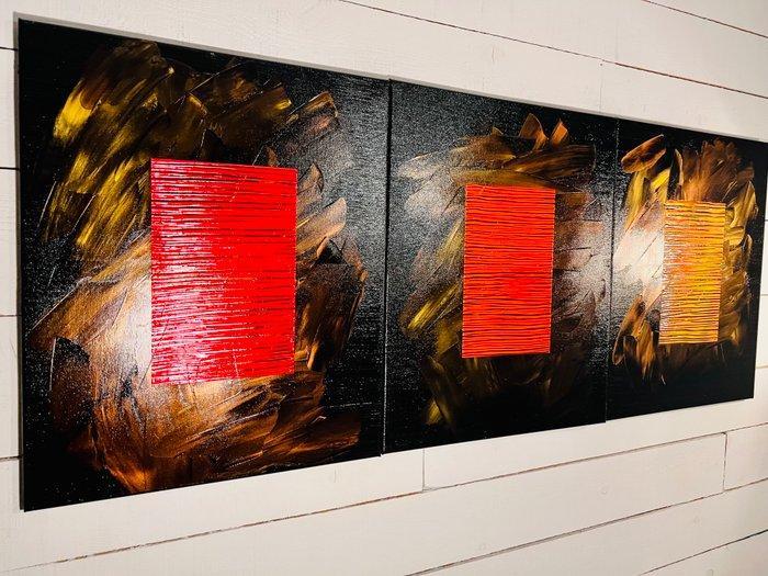 Ronan Martin - In the Heat of the Night - XXL - NO RESERVE, Antiquités & Art, Art | Peinture | Moderne