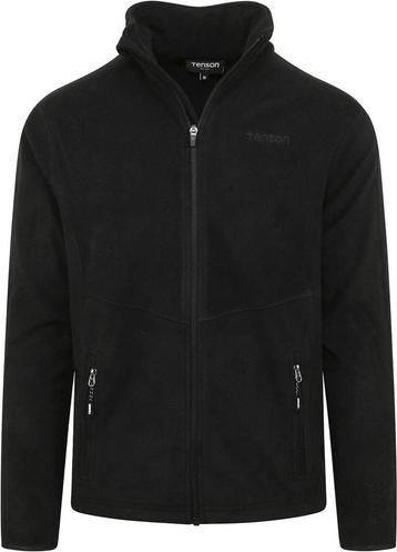 Tenson Miracle Fleece Jack Zwart maat Maat 48/50 (M) Heren, Verzenden
