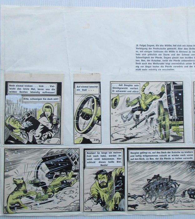Wirel - 1 Original page - Bessy - De laatste diligence -, Livres, BD