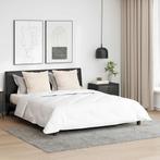 vidaXL Dekbed met Kussens Argyle 3 pcs Wit 240 x 220 cm, Verzenden, Nieuw