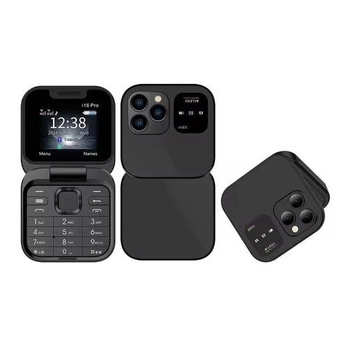 I16 Pro Mini Vouwbare Telefoon - 1.77 inch HD Scherm - Dual, Telecommunicatie, Mobiele telefoons | Overige merken, Nieuw, Verzenden