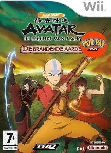 Avatar de Legende van Aang de Brandende Aarde (Wii Games), Games en Spelcomputers, Games | Nintendo Wii, Zo goed als nieuw, Ophalen of Verzenden